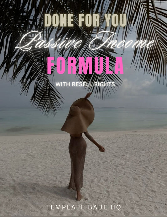 DFY - Digital Products Passive Income Formula