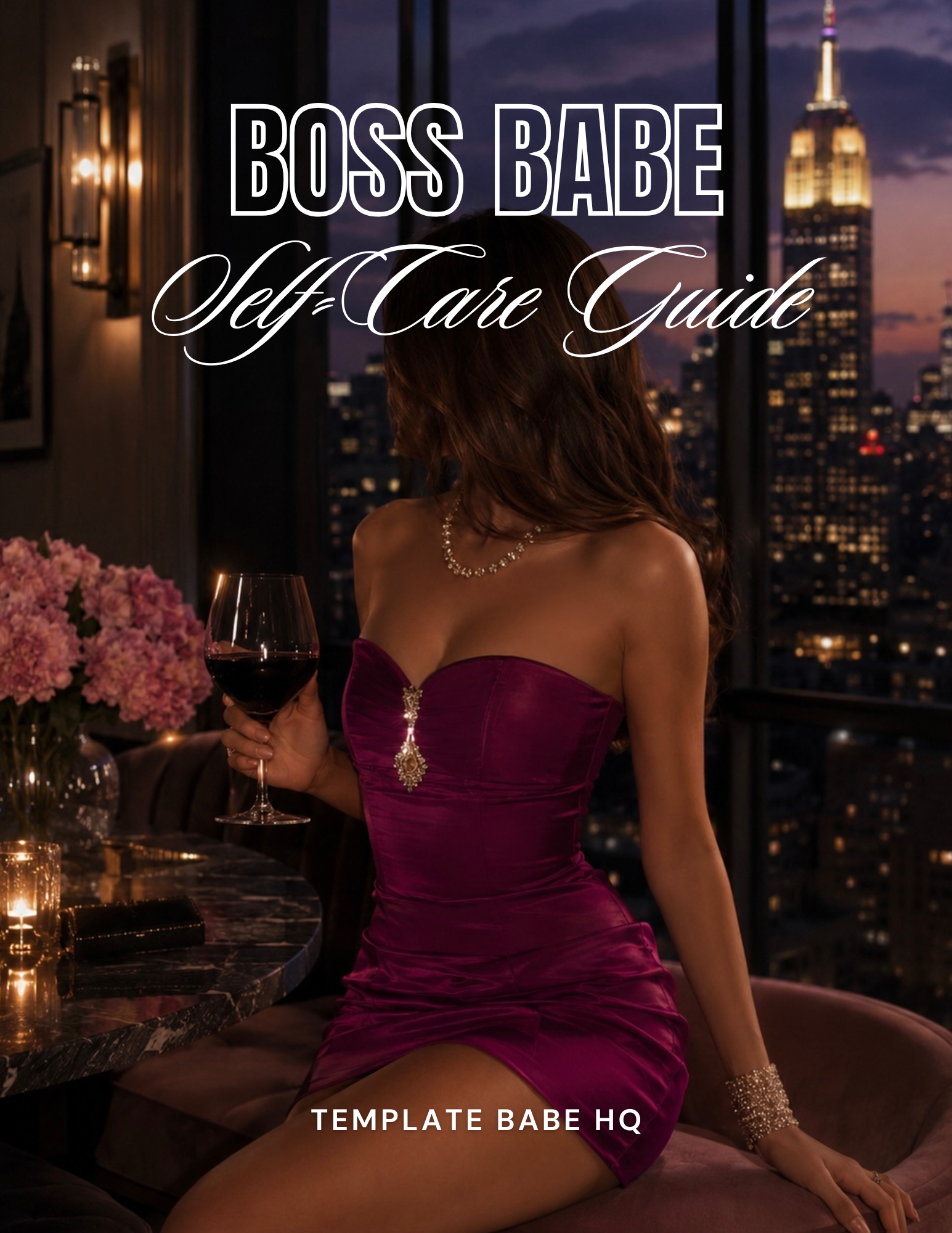 Boss Babe Self Care Guide feminine morning routine setup
