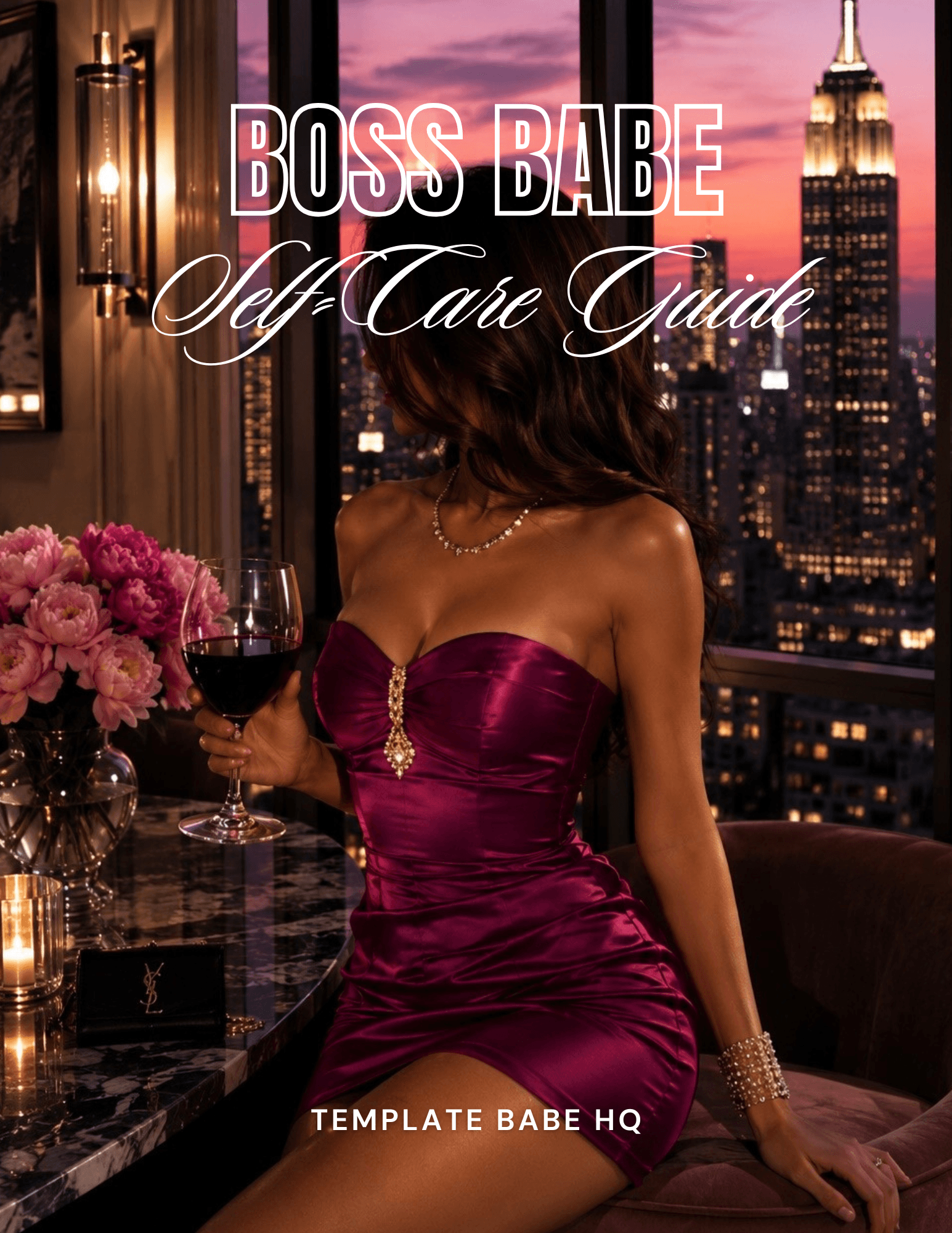 Boss Babe Self Care Guide Daily Wellnes Productivity Routine for Women