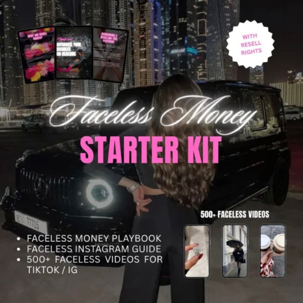 Faceless Starter Kit + Faceless Videos