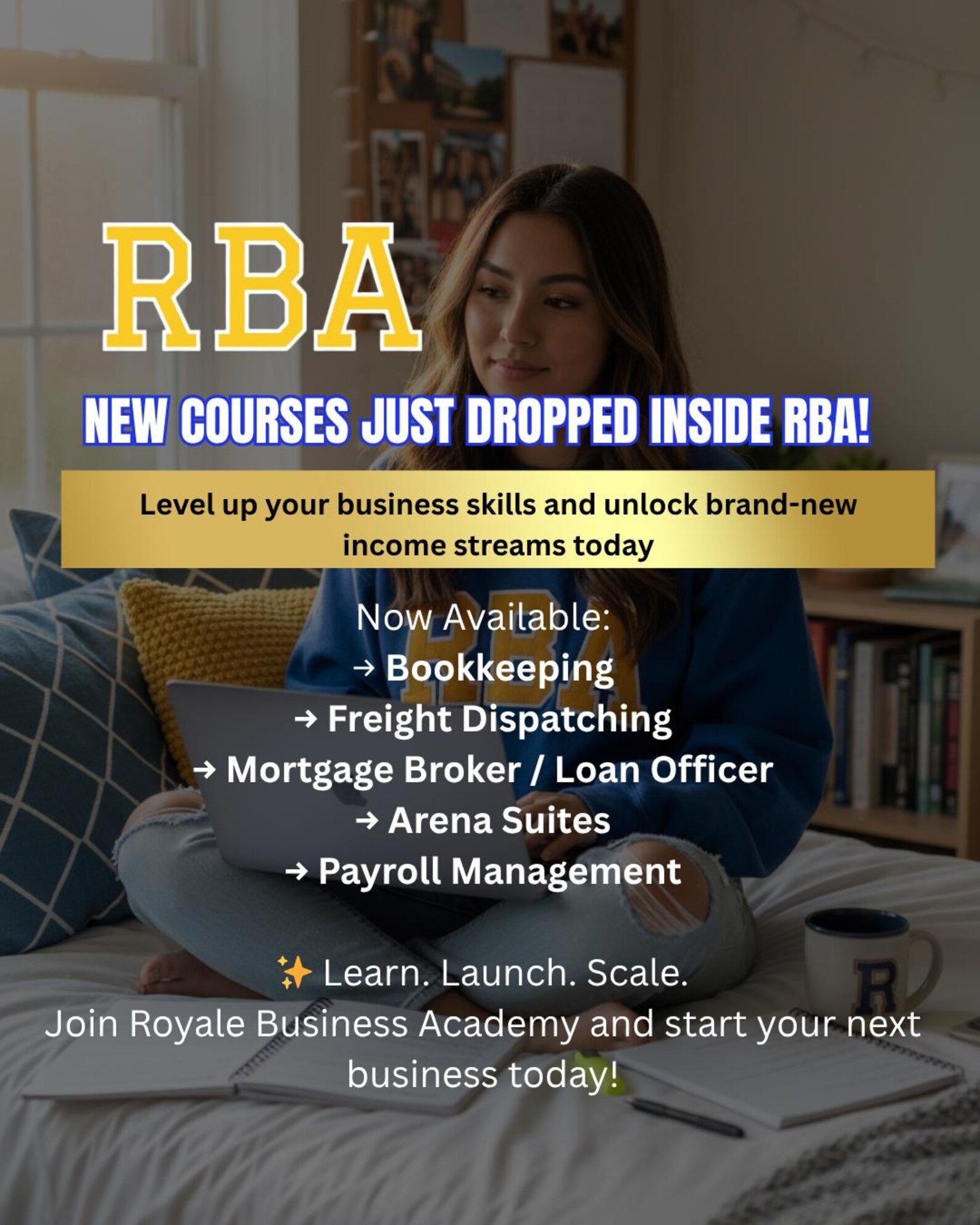 Marketing and leadership training at Royale Business Academy