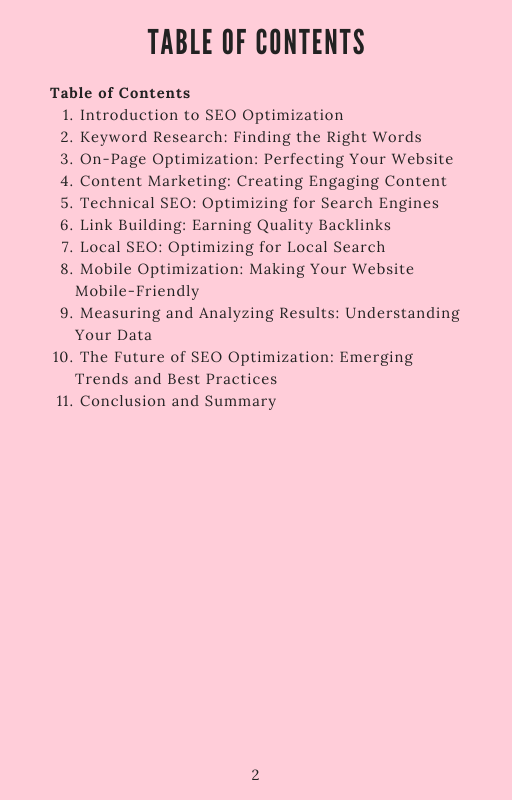 SEO Optimization Guide step by step ranking strategy diagram